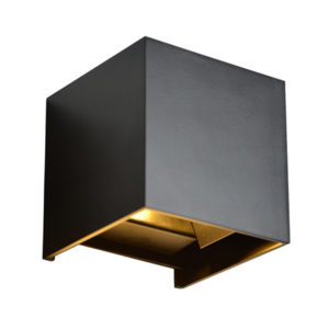 Kubus led-lamp zwart
