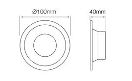 Inbouwspot OLTIKA G-B rond