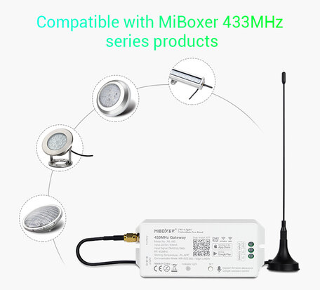 Milight WIFI controller voor de PW-serie