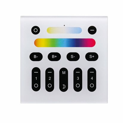 ZigBee RGB+CCT Led wandschakelaar