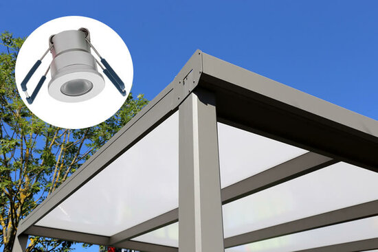 Mini Veranda LED Spotjes Single Color voor buiten en binnen 12stuks