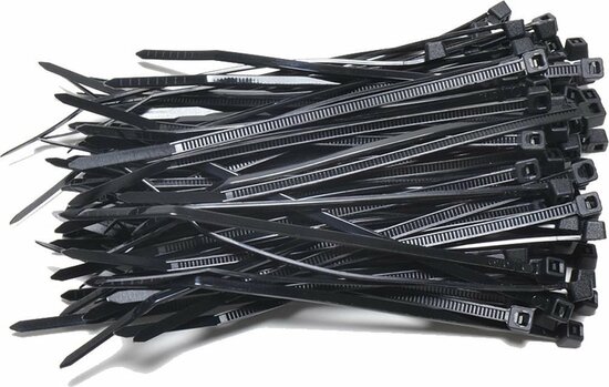kabelbinder - Ty-wraps 100x2,5 mm 100 stuks wit of zwart