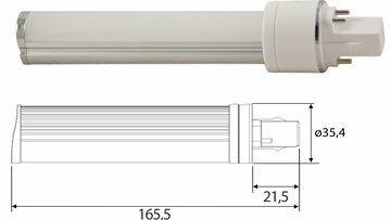 LED PLC 7W G24