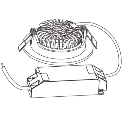 LED Inbouwspot slim-fit 5W wit