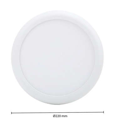 Ledpanel Tri-color 12/18W rond 