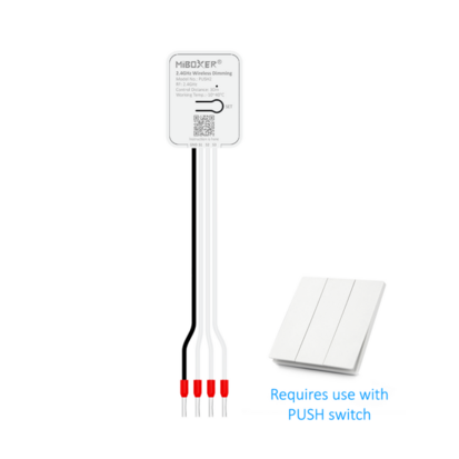 Miboxer 2,4GHz draadloos dimmen RGB + CCT 3-zone