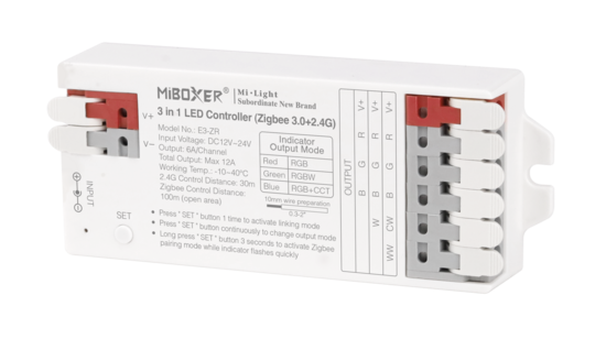 Miboxer 3 in 1 LED Controller RGB+RGBW+RGB-CCT Zigbee 3.0