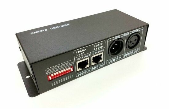 DMX-Controller-3x8A-DMX512-Decorder-DC12-24V-voor-RGB-5050-3528-LED-Strip