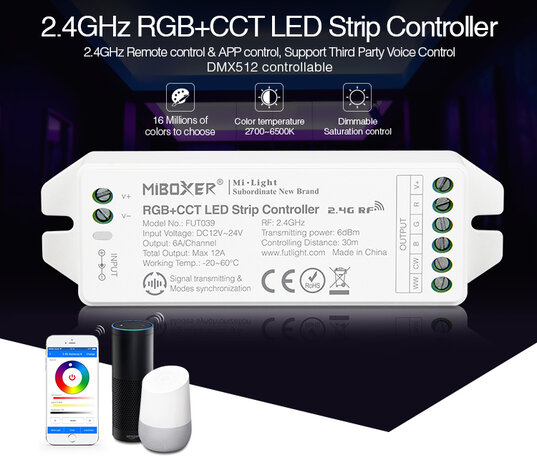 Milight RGB+CCT Led controller