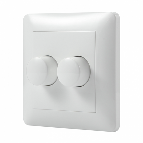 Afdekking duo dimmer