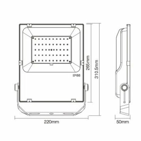 Miboxer FUTT02 50W RGB+CCT Floodlight