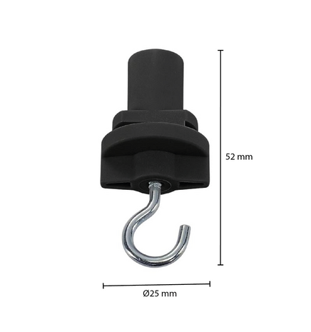 3-Fase adapter met haak