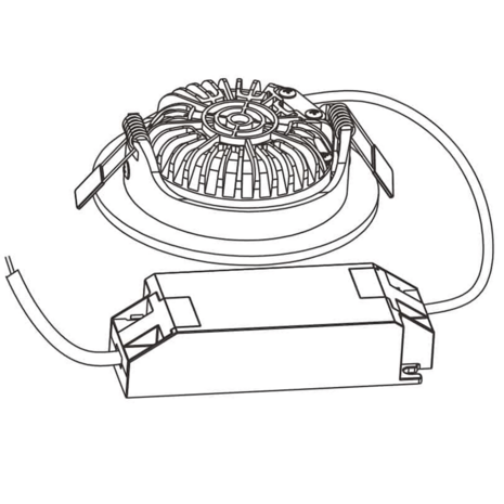 LED Inbouwspot slim-fit 5W 