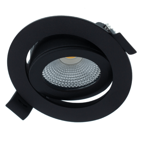 LED Inbouwspot slim-fit 5W zwart 3000K of 2700K