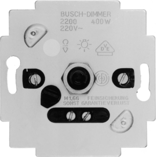 Busch-Jaeger dimmer 400W 2200U-503 Busch-Jaeger dimmer 400W 2200U-503