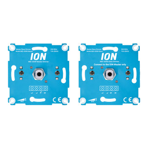 Master-slave dimmer Ion Industries incl. afdekramen Master-slave dimmer Ion Industries incl. afdekramen