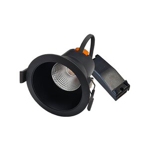 Interlight Capsule Downlight Zwart 9W 2700K Interlight Capsule Downlight Zwart 9W 2700K