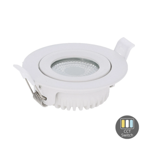 LED INBOUWSPOT | SLIM-FIT | 6W | DIM | WIT | WHITE SWITCH 