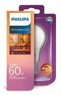 Philips Dimmable LED 8W-60W E27 806Lm Philips Dimmable LED 8W-60W E27 806Lm